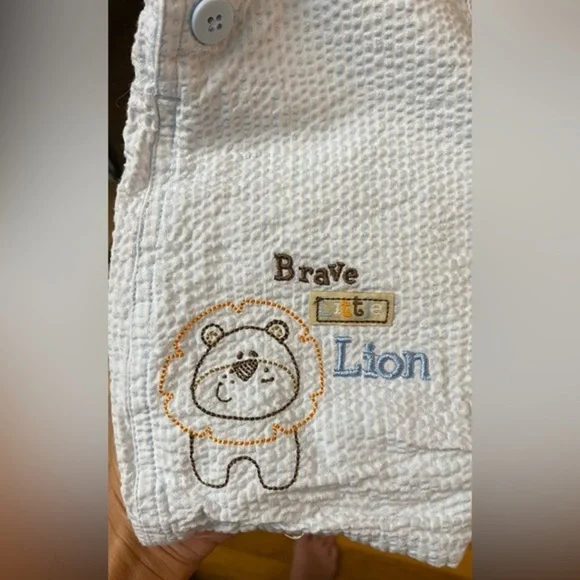 First Moments Layette 2-Piece Set 6-9M - Picture 3 of 8